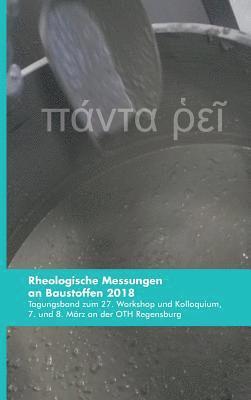 bokomslag Rheologische Messungen an Baustoffen 2018