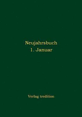 Neujahrsbuch 1. Januar 1