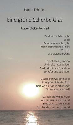 Eine grüne Scherbe Glas