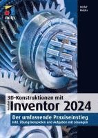 bokomslag 3D-Konstruktionen mit Autodesk Inventor 2024