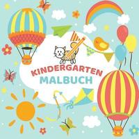 bokomslag Mein Kindergarten Malbuch - Ausmalbuch fr die ganz kleinen - Kinder Malbuch fr Kleinkinder mit einfachen Malvorlagen