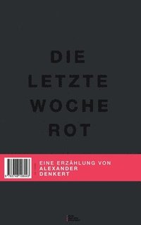 bokomslag letzte Woche Rot