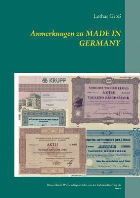 Lothar Groß, Sabine Groß - Anmerkungen zu Made in Germany, Häftad