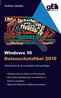 bokomslag Windows 10 Datenschutzfibel 2019