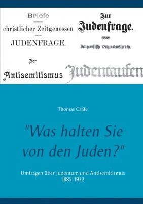 bokomslag "Was halten Sie von den Juden?"