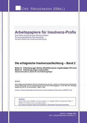 Die erfolgreiche Insolvenzanfechtung - Band 2