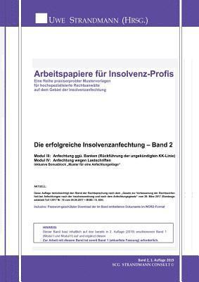 Die erfolgreiche Insolvenzanfechtung - Band 2 1