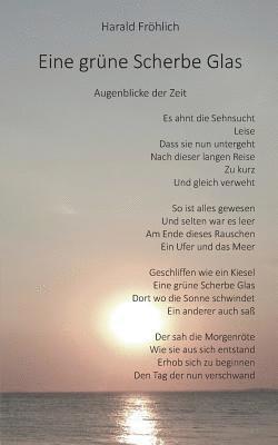 Eine grüne Scherbe Glas