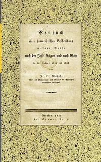 bokomslag Versuch einer humoristischen Beschreibung meiner Reise nach der Insel Rgen und nach Wien in den Jahren 1824 und 1833
