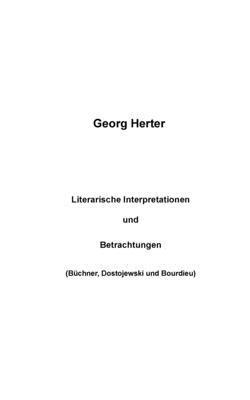 Literarische Interpretationen und Betrachtungen 1