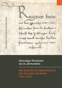 bokomslag Petershäger Pfarrbücher des 16. Jahrhunderts