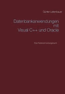 Datenbankanwendungen mit VC++ und Oracle 1