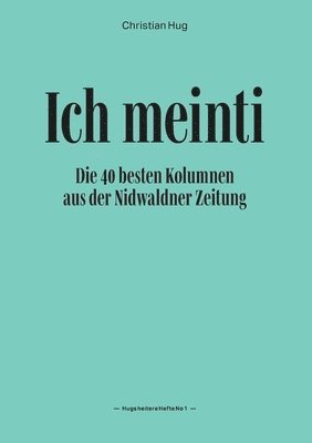 Ich meinti I 1