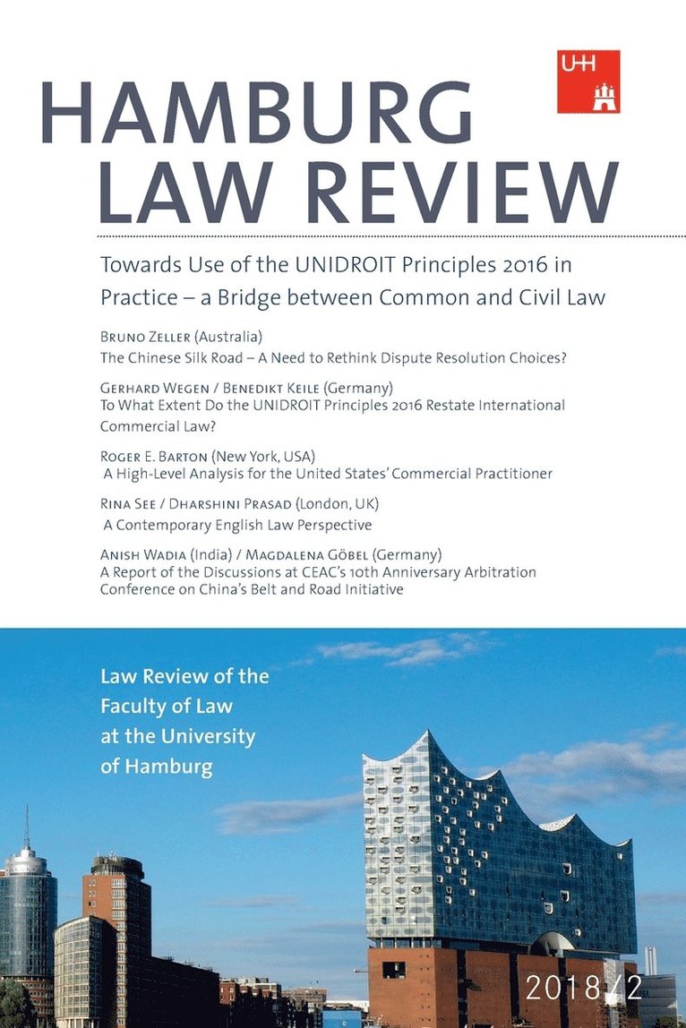 Hamburg Law Review 2018/2 1