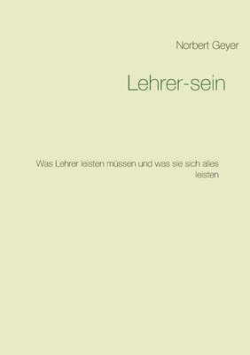 bokomslag Lehrer-sein