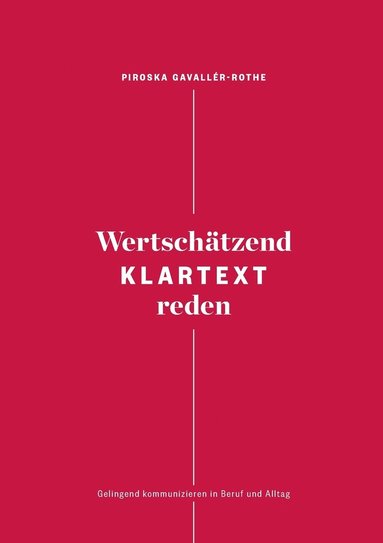 bokomslag Wertschtzend Klartext reden