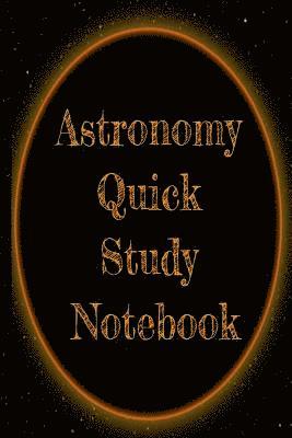 bokomslag Astronomy Quick Study Notebook