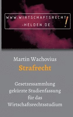 Prof Dr Martin Wachovius, Martin Wachovius - Strafrecht, Häftad