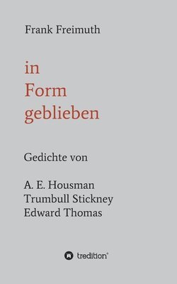 Frank Freimuth - in Form geblieben, Häftad