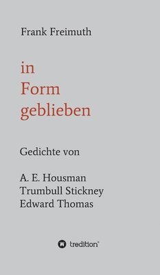 bokomslag in Form geblieben