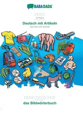 bokomslag Amharic (in Ge?ez script) - Deutsch mit Artikeln, visual dictionary