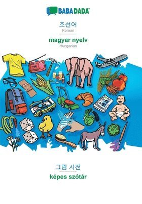 bokomslag Korean (in Hangul script) - magyar nyelv, visual dictionary