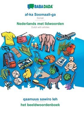 BABADADA, af-ka Soomaali-ga - Nederlands met lidwoorden, qaamuus sawiro leh - het beeldwoordenboek 1