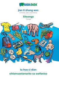 bokomslag jian ti zhong wen - Xitsonga, tu hua ci dian