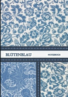 bokomslag Blütenblau Notizbuch