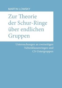 bokomslag Zur Theorie der Schur-Ringe ber endlichen Gruppen