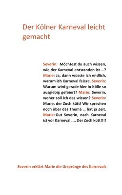 bokomslag Kölner Karneval leicht gemacht