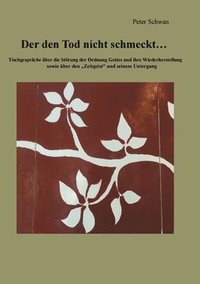 bokomslag den Tod nicht schmeckt