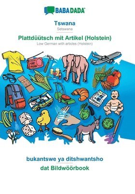 Tswana - Plattdüütsch mit Artikel (Holstein), bukantswe ya ditshwantsho 1