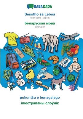 bokomslag BABADADA, Sesotho sa Leboa - Belarusian (in cyrillic script), pukuntsu e bonagalago - visual dictionary (in cyrillic script)