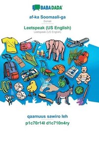 bokomslag af-ka Soomaali-ga - Leetspeak (US English), qaamuus sawiro leh