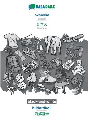 Babadada Gmbh - svenska - Japanese (in japanese script), bildordbok, BW, Häftad