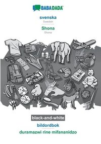 bokomslag svenska - Shona, bildordbok, BW