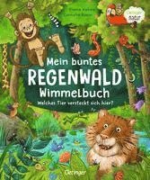 Mein buntes Regenwald Wimmelbuch. Welches Tier versteckt sich hier? 1