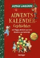 bokomslag Adventskalender-Geschichten mit Pippi, Michel und den Kindern aus Bullerbü
