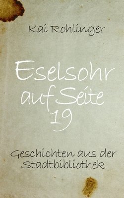 bokomslag Eselsohr auf Seite 19