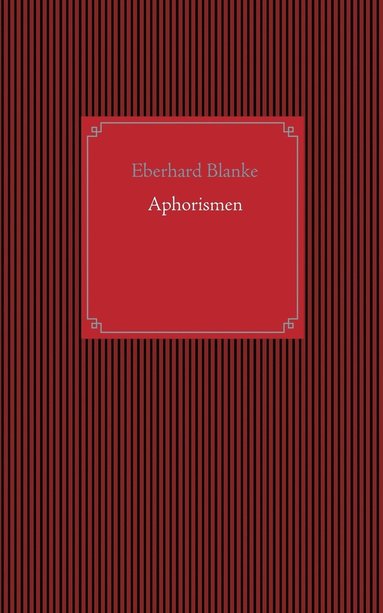 bokomslag Aphorismen