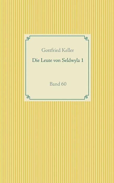 bokomslag Leute von Seldwyla 1