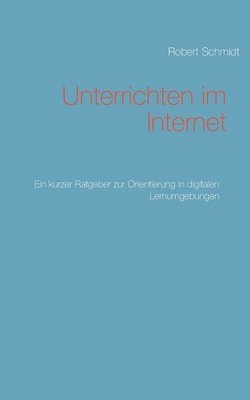 Robert Schmidt - Unterrichten im Internet, Häftad