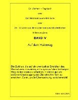 bokomslag Die Nabelschau des H-H Blom Band IV