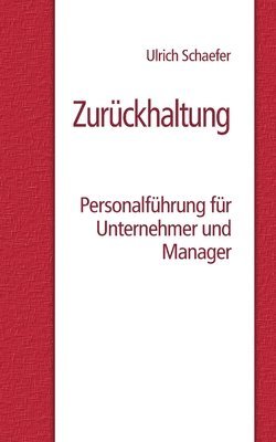 bokomslag Zurückhaltung
