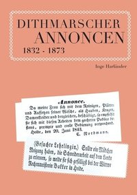 bokomslag Dithmarscher Annoncen 1832 - 1873