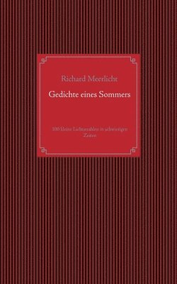 bokomslag Gedichte eines Sommers