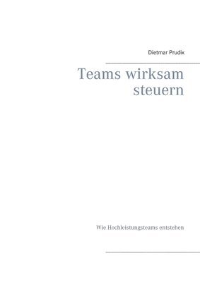 bokomslag Teams wirksam steuern