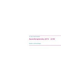 Ausstellungskatalog 2015 - 2018 1