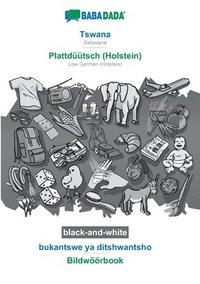 bokomslag Tswana - Plattdüütsch (Holstein), bukantswe ya ditshwantsho, BW